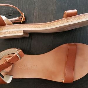 Cornetti Leather Sandals Handmade in Italy size 36